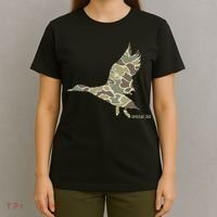 Flying Mallard Duck Camouflage Camo Duck Hunting Camo Hunter T-Shirt thumb 4
