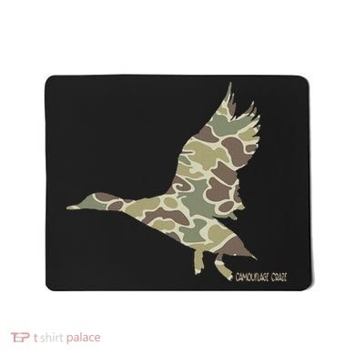 Flying Mallard Duck Camouflage Camo Duck Hunting Camo Hunter Mousepad
