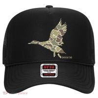 Flying Mallard Duck Camouflage Camo Duck Hunting Camo Hunter Hat thumb 0