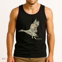 Flying Mallard Duck Camouflage Camo Duck Hunting Camo Hunter Tank Top thumb 3