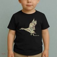 Flying Mallard Duck Camouflage Camo Duck Hunting Camo Hunter Toddler T-Shirt thumb 2