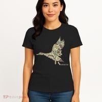 Flying Mallard Duck Camouflage Camo Duck Hunting Camo Hunter Women's T-Shirt thumb 4