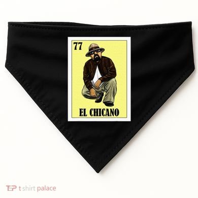 Funny Mexican Design For Chicanos El Chicano USA-Made Doggie Bandana