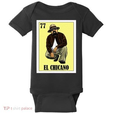 Funny Mexican Design For Chicanos El Chicano Baby Bodysuit