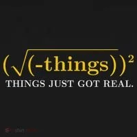 Funny Math Equation Things Just Got Real Funny Saying Women's T-Shirt thumb 6