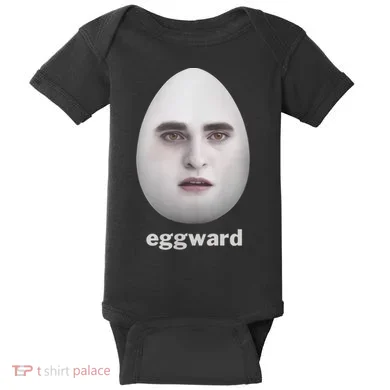 funny meme eggward Baby Bodysuit