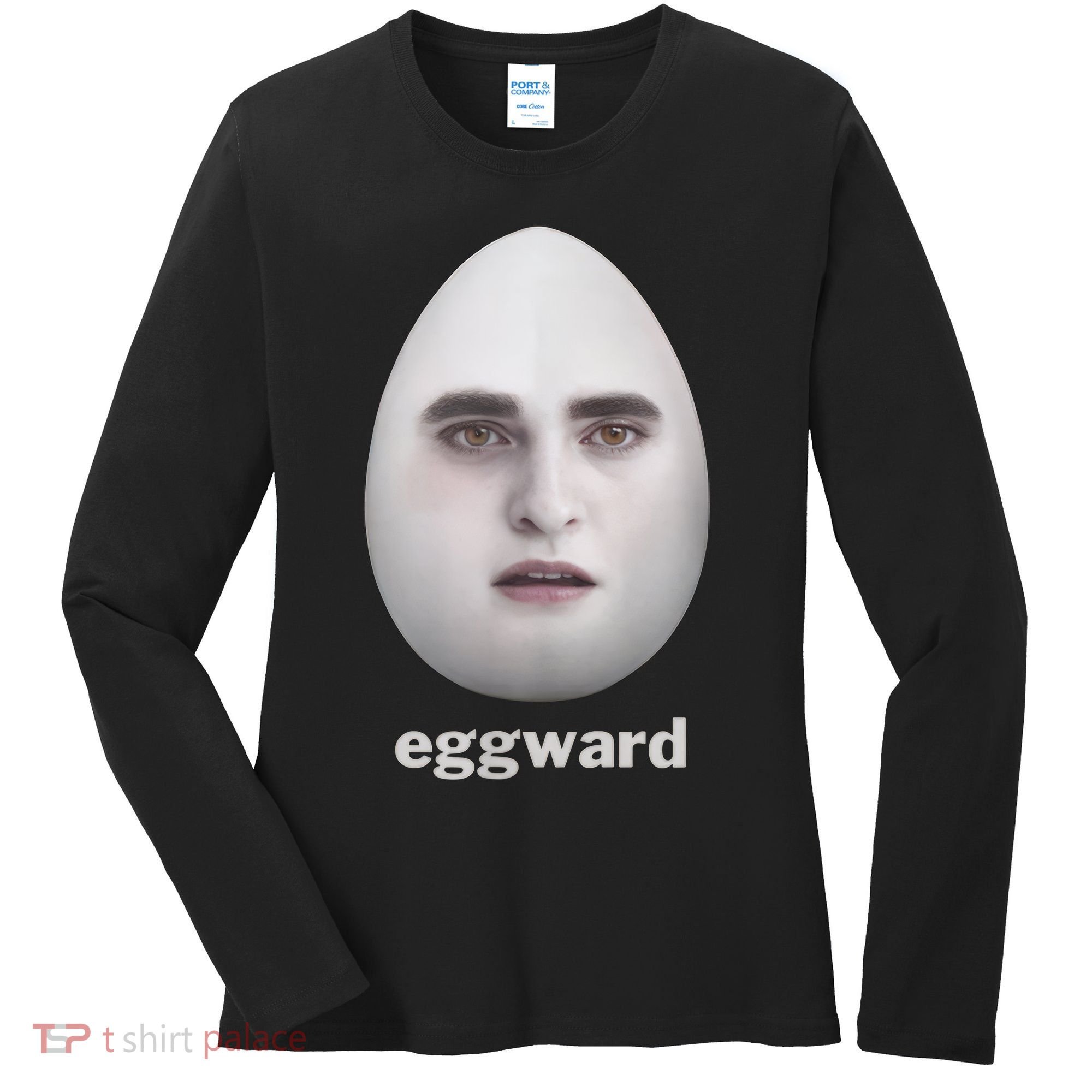 funny meme eggward Women's Long Sleeve Shirt