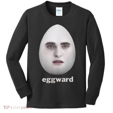 funny meme eggward Kids Long Sleeve Shirt
