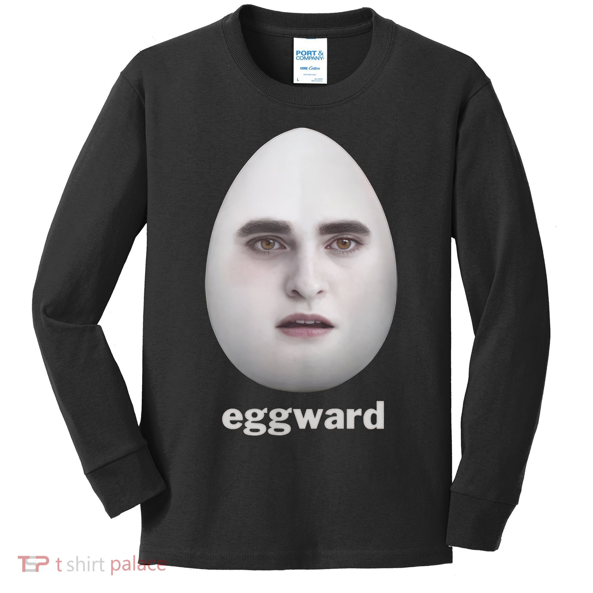 funny meme eggward Kids Long Sleeve Shirt