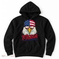 Funny Merica Eagle USA American Flag Hoodie thumb 0