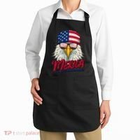 Funny Merica Eagle USA American Flag Apron thumb 2