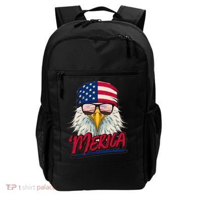 Funny Merica Eagle USA American Flag Backpack