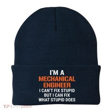 Funny Mechanical Engineer I Cant Fix Stupid Beanie