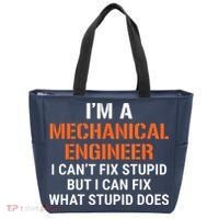 Funny Mechanical Engineer I Cant Fix Stupid Tote Bag thumb 0