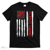 Flight Medic EMS EMT Nurse Paramedic US American Flag Gift T-Shirt thumb 0