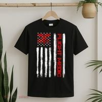 Flight Medic EMS EMT Nurse Paramedic US American Flag Gift T-Shirt thumb 2