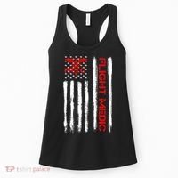 Flight Medic EMS EMT Nurse Paramedic US American Flag Gift Women's Tank Top thumb 0