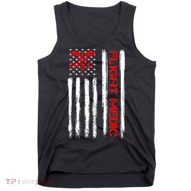 Flight Medic EMS EMT Nurse Paramedic US American Flag Gift Tank Top