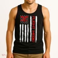 Flight Medic EMS EMT Nurse Paramedic US American Flag Gift Tank Top thumb 3