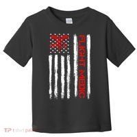 Flight Medic EMS EMT Nurse Paramedic US American Flag Gift Toddler T-Shirt thumb 0