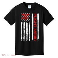 Flight Medic EMS EMT Nurse Paramedic US American Flag Gift Kids T-Shirt thumb 0