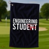 Future Mechanical Engineer Engineering Student Gift Golf Towel thumb 1