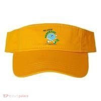 Funny Make Everyday Earth Day Think Green Cartoon Earth Visor thumb 0