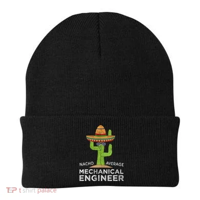 Funny Mechanical Engineer Engineering Beanie