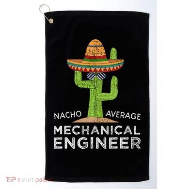 Funny Mechanical Engineer Engineering Golf Towel