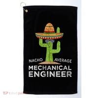 Funny Mechanical Engineer Engineering Golf Towel thumb 0