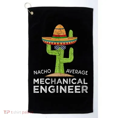 Funny Mechanical Engineer Engineering Golf Towel