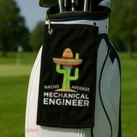 Funny Mechanical Engineer Engineering Golf Towel thumb 2