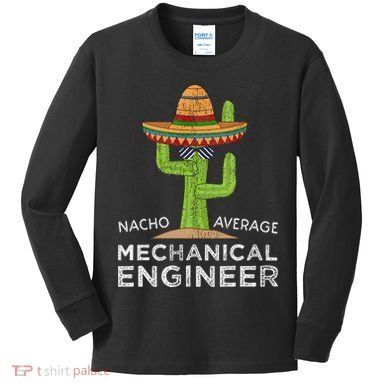 Funny Mechanical Engineer Engineering Kids Long Sleeve Shirt