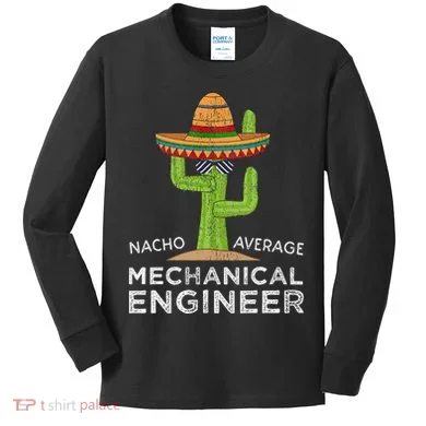Funny Mechanical Engineer Engineering Kids Long Sleeve Shirt