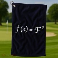 FAFO Math Equation Golf Towel thumb 1