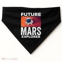 Future Mars Explorer Sayings Planet Space USA-Made Doggie Bandana thumb 0