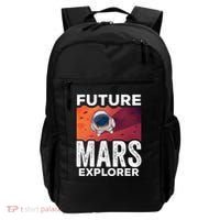 Future Mars Explorer Sayings Planet Space Backpack thumb 0