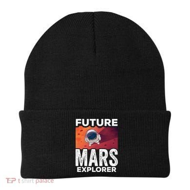 Future Mars Explorer Sayings Planet Space Beanie
