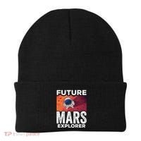 Future Mars Explorer Sayings Planet Space Beanie thumb 0