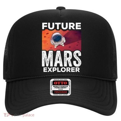 Future Mars Explorer Sayings Planet Space Hat