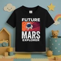 Future Mars Explorer Sayings Planet Space Toddler T-Shirt thumb 3