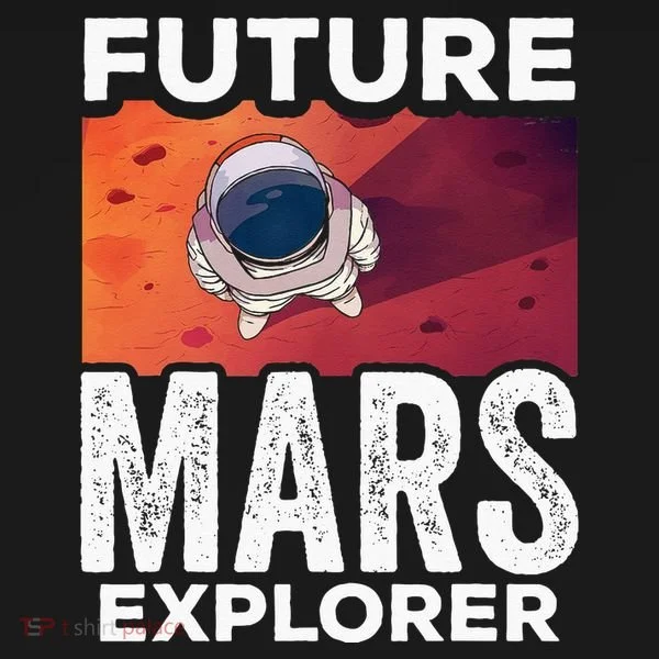 Future Mars Explorer Sayings Planet Space Women's Long Sleeve Shirt