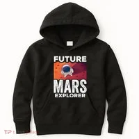 Future Mars Explorer Sayings Planet Space Kids Hoodie thumb 0