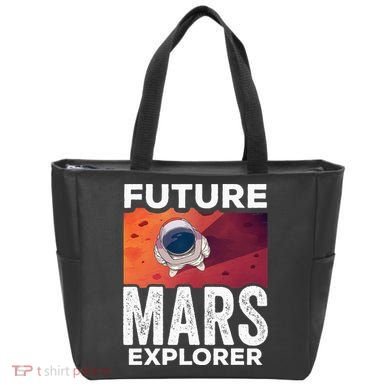 Future Mars Explorer Sayings Planet Space Tote Bag
