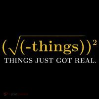 Funny Math Equation Things Just Got Real Saying Kids Hoodie thumb 5