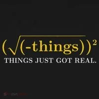 Funny Math Equation Things Just Got Real Saying Kids T-Shirt thumb 4