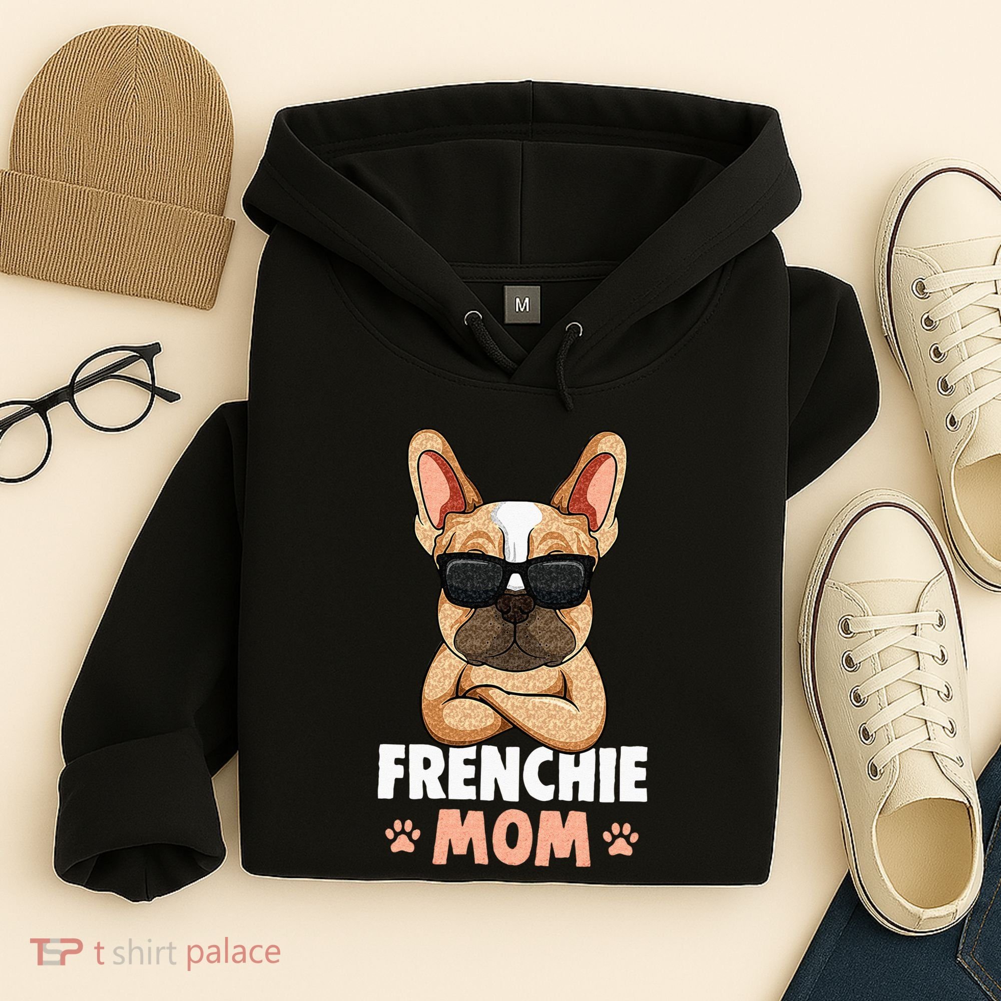 Frenchie Mom French Bulldog Dog Hoodie