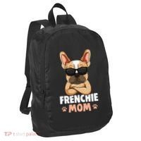Frenchie Mom French Bulldog Dog Port Authority Crush Ripstop Backpack thumb 0