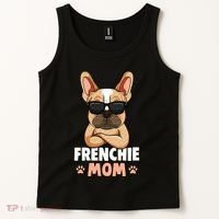 Frenchie Mom French Bulldog Dog Tank Top thumb 2