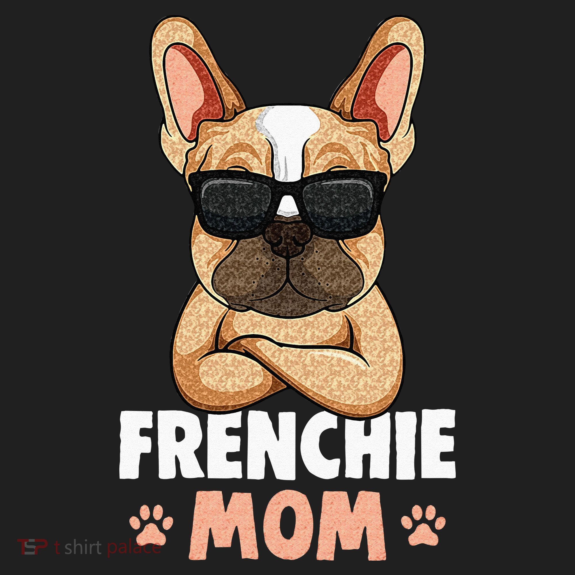 Frenchie Mom French Bulldog Dog Golf Towel